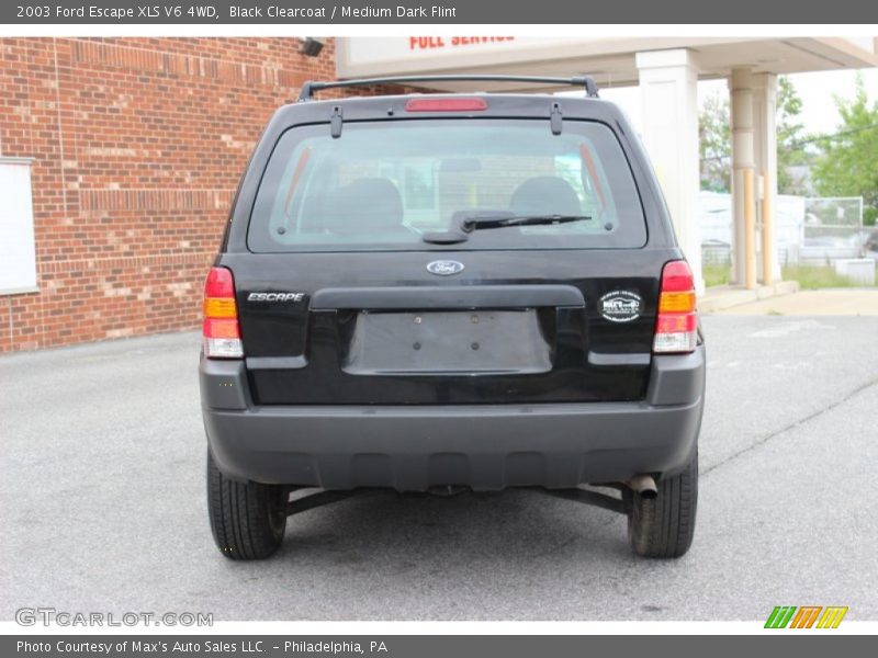 Black Clearcoat / Medium Dark Flint 2003 Ford Escape XLS V6 4WD