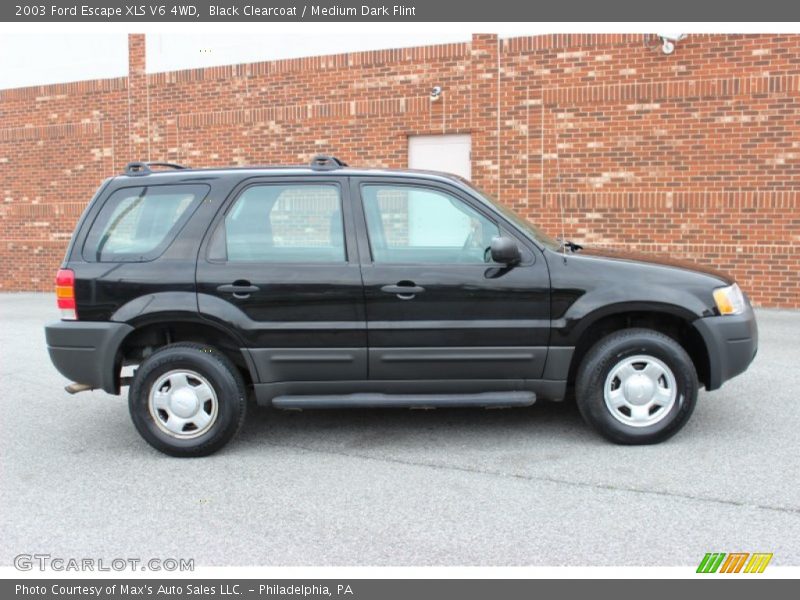 Black Clearcoat / Medium Dark Flint 2003 Ford Escape XLS V6 4WD