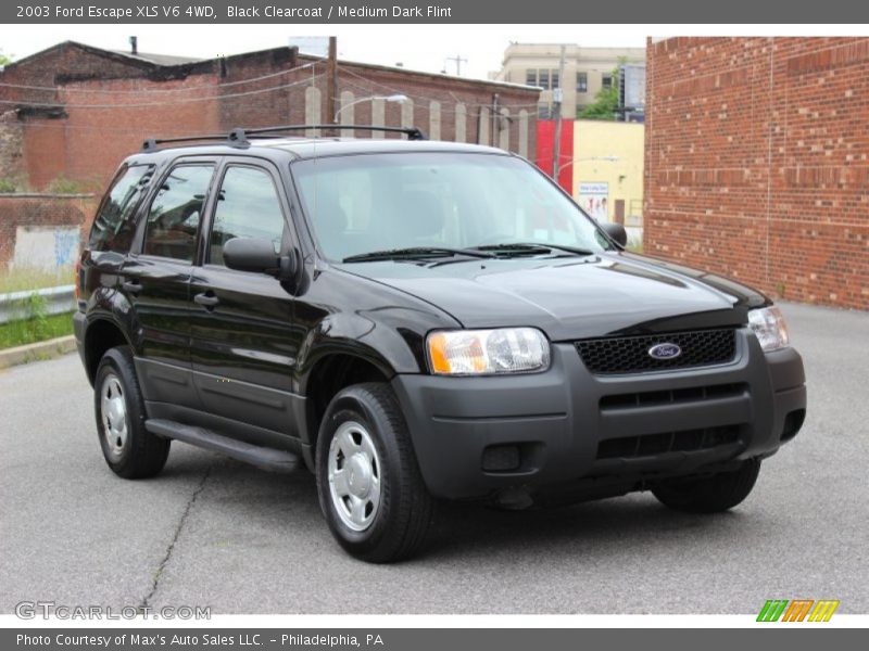 Black Clearcoat / Medium Dark Flint 2003 Ford Escape XLS V6 4WD