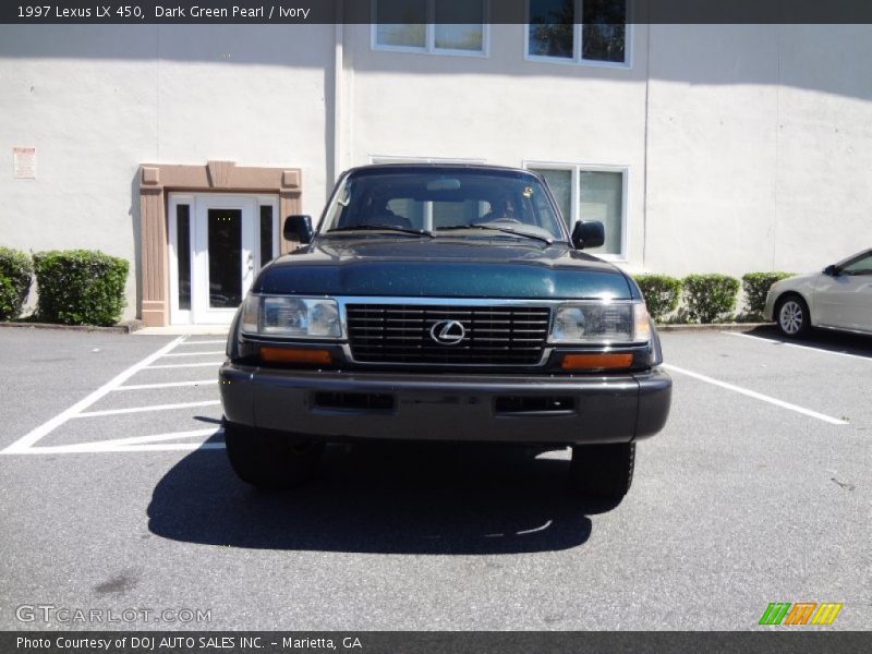 Dark Green Pearl / Ivory 1997 Lexus LX 450