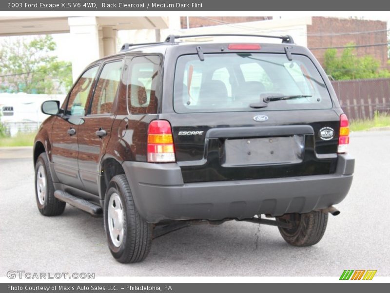 Black Clearcoat / Medium Dark Flint 2003 Ford Escape XLS V6 4WD