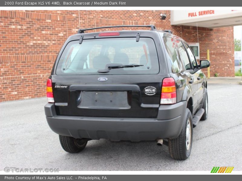 Black Clearcoat / Medium Dark Flint 2003 Ford Escape XLS V6 4WD