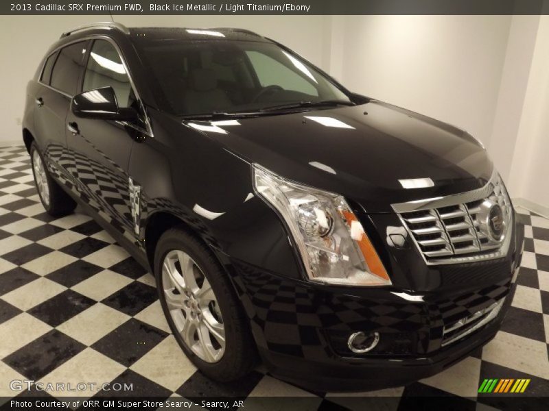 Black Ice Metallic / Light Titanium/Ebony 2013 Cadillac SRX Premium FWD