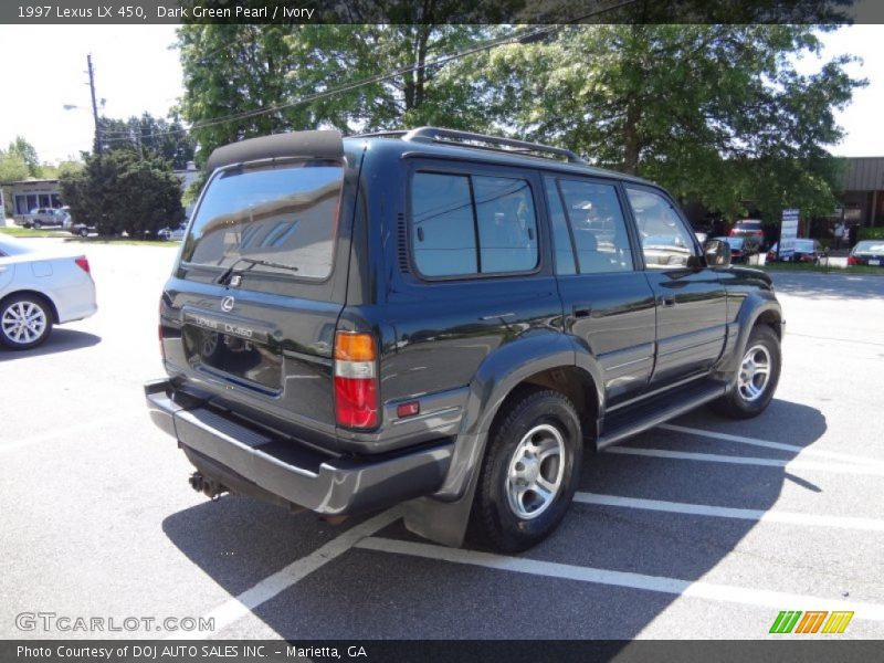 Dark Green Pearl / Ivory 1997 Lexus LX 450