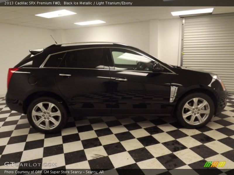 Black Ice Metallic / Light Titanium/Ebony 2013 Cadillac SRX Premium FWD