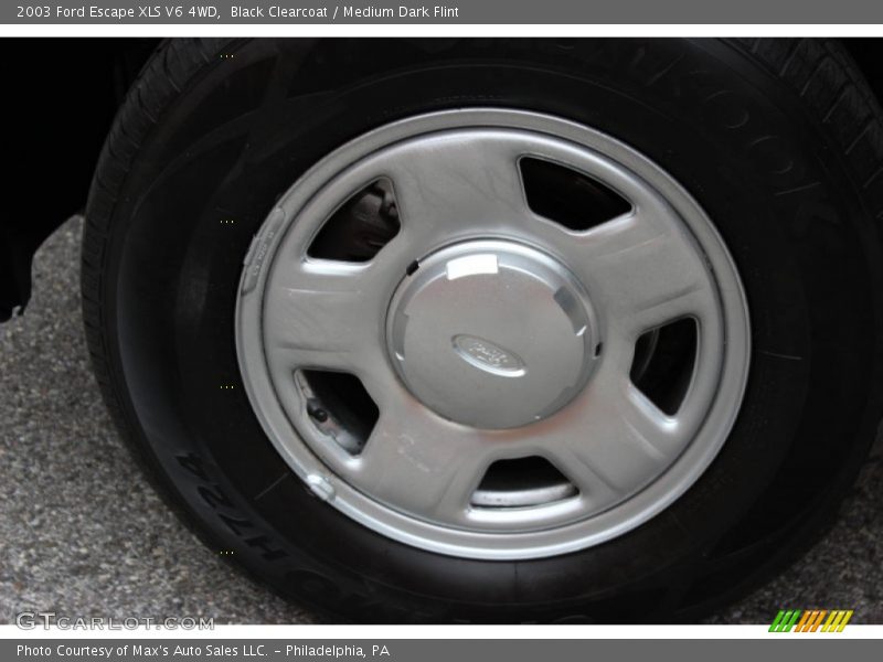 Black Clearcoat / Medium Dark Flint 2003 Ford Escape XLS V6 4WD