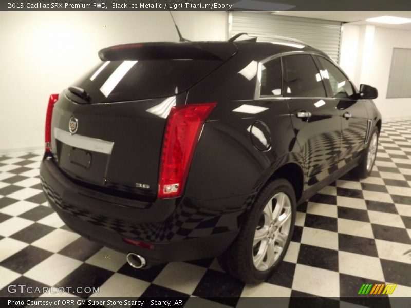 Black Ice Metallic / Light Titanium/Ebony 2013 Cadillac SRX Premium FWD