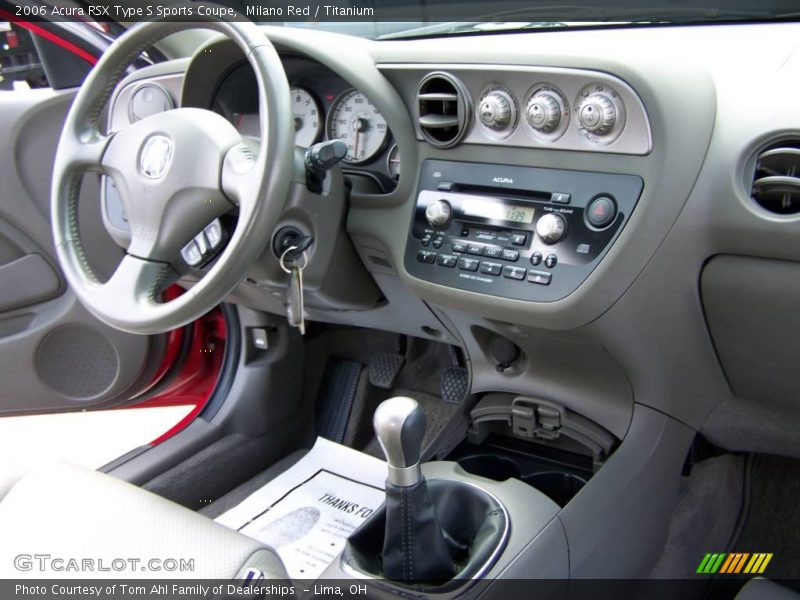 Milano Red / Titanium 2006 Acura RSX Type S Sports Coupe