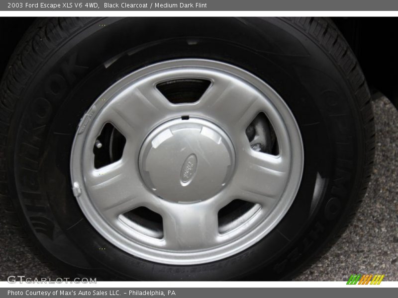 Black Clearcoat / Medium Dark Flint 2003 Ford Escape XLS V6 4WD