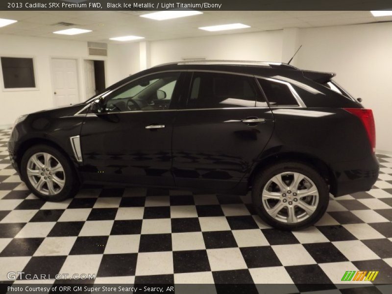 Black Ice Metallic / Light Titanium/Ebony 2013 Cadillac SRX Premium FWD