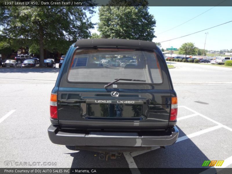 Dark Green Pearl / Ivory 1997 Lexus LX 450