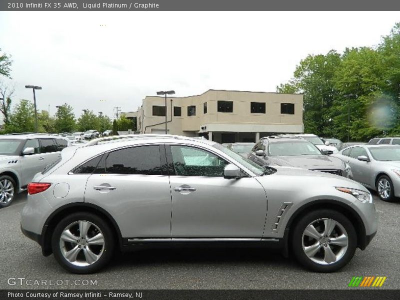 Liquid Platinum / Graphite 2010 Infiniti FX 35 AWD