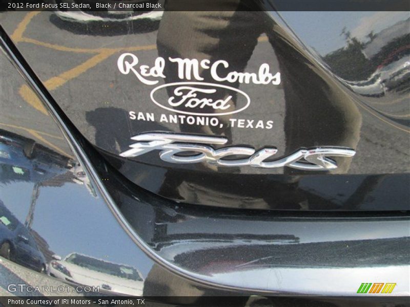 Black / Charcoal Black 2012 Ford Focus SEL Sedan