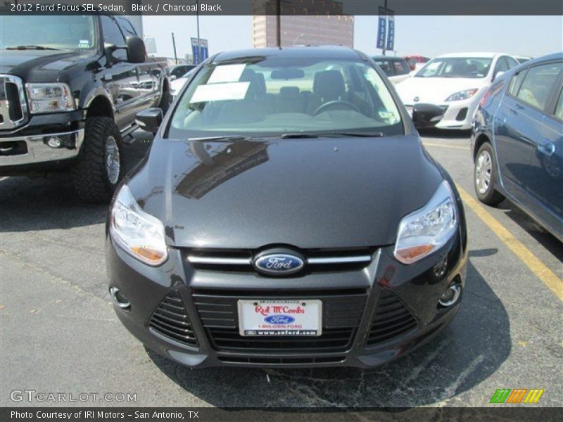 Black / Charcoal Black 2012 Ford Focus SEL Sedan
