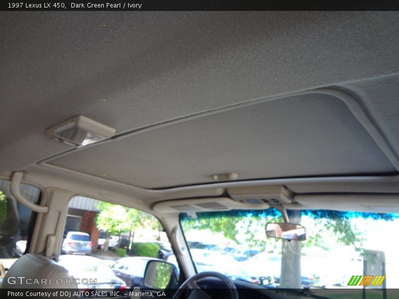 Dark Green Pearl / Ivory 1997 Lexus LX 450