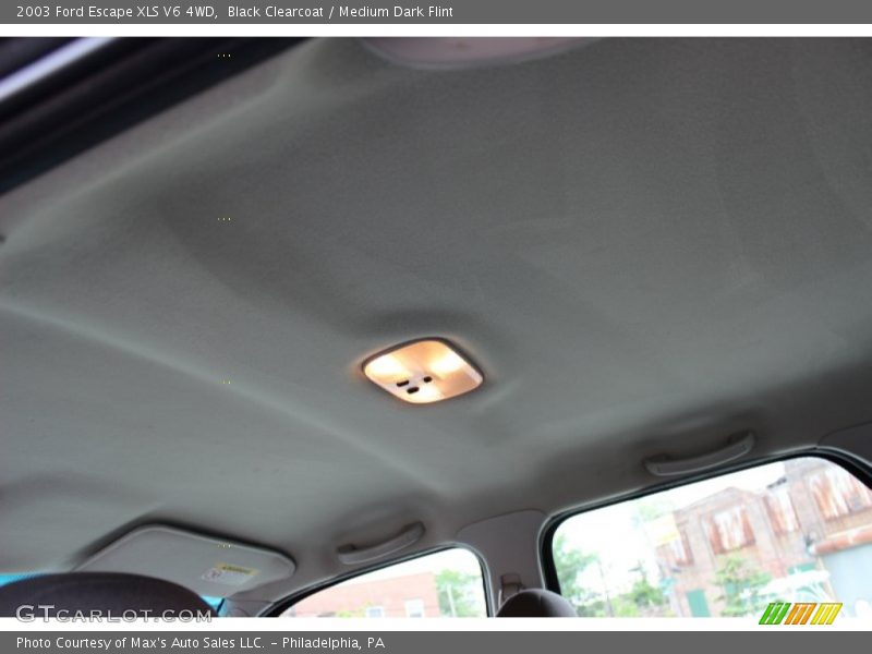 Black Clearcoat / Medium Dark Flint 2003 Ford Escape XLS V6 4WD