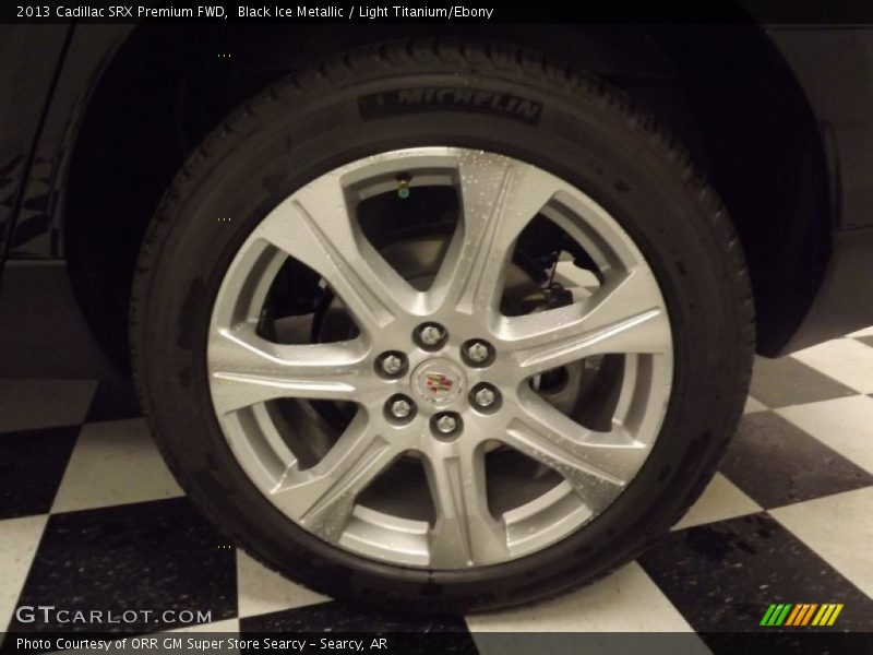 Black Ice Metallic / Light Titanium/Ebony 2013 Cadillac SRX Premium FWD