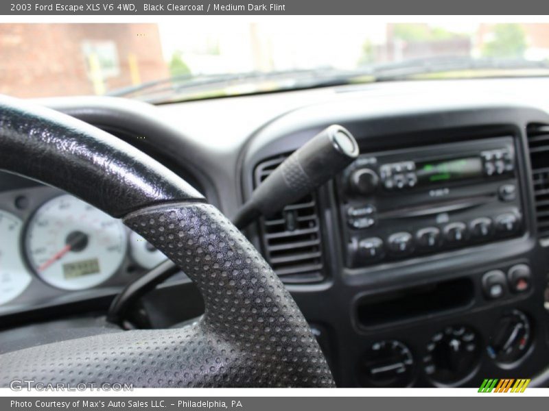 Black Clearcoat / Medium Dark Flint 2003 Ford Escape XLS V6 4WD