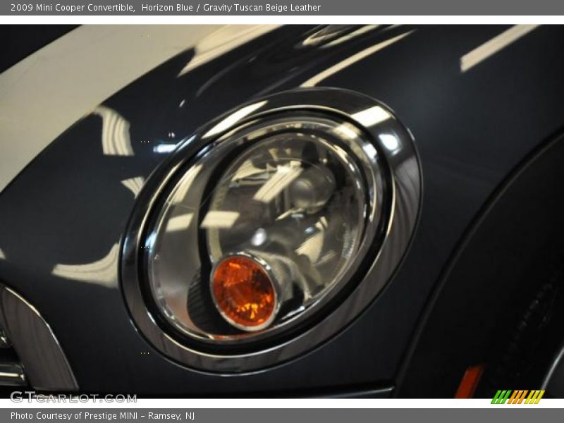 Horizon Blue / Gravity Tuscan Beige Leather 2009 Mini Cooper Convertible
