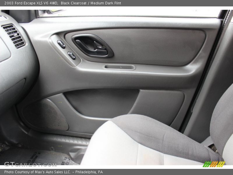 Black Clearcoat / Medium Dark Flint 2003 Ford Escape XLS V6 4WD