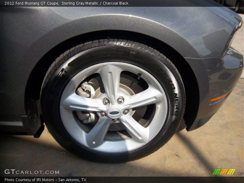 Sterling Gray Metallic / Charcoal Black 2012 Ford Mustang GT Coupe