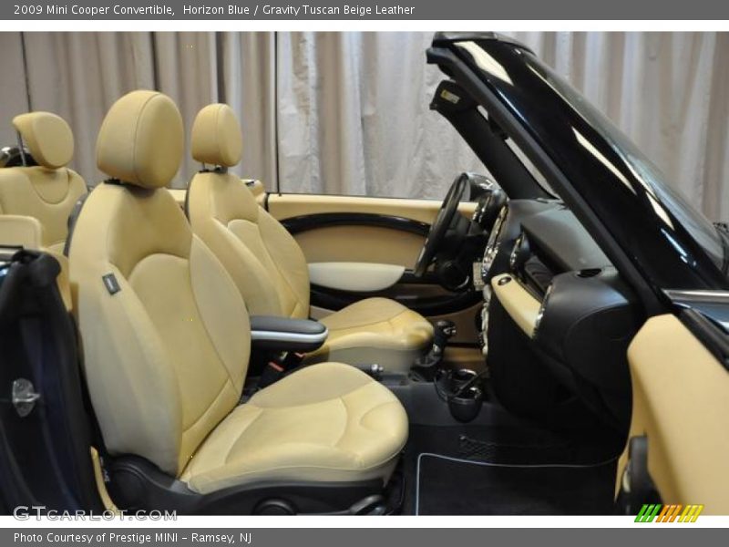 Horizon Blue / Gravity Tuscan Beige Leather 2009 Mini Cooper Convertible
