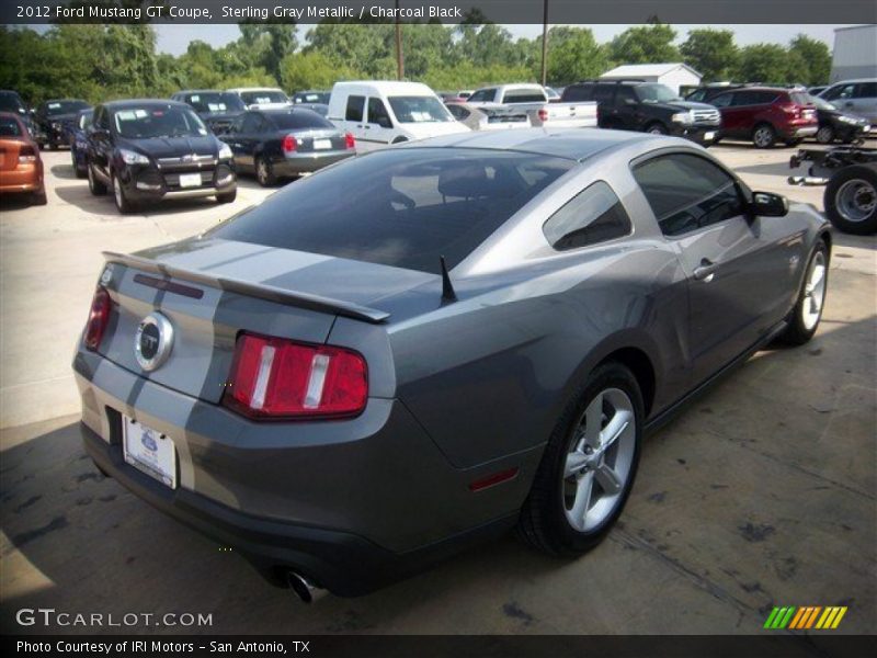 Sterling Gray Metallic / Charcoal Black 2012 Ford Mustang GT Coupe