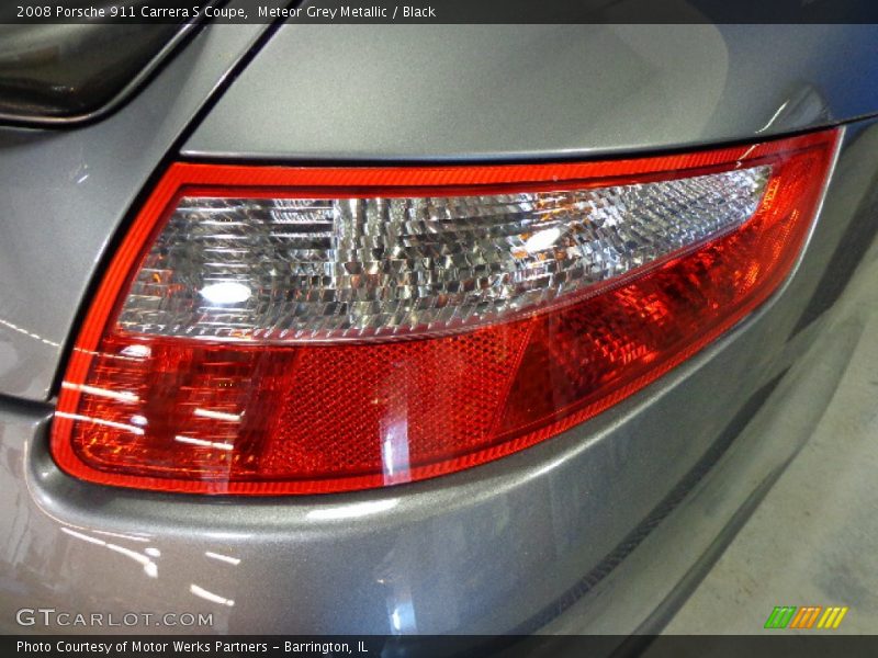 Meteor Grey Metallic / Black 2008 Porsche 911 Carrera S Coupe