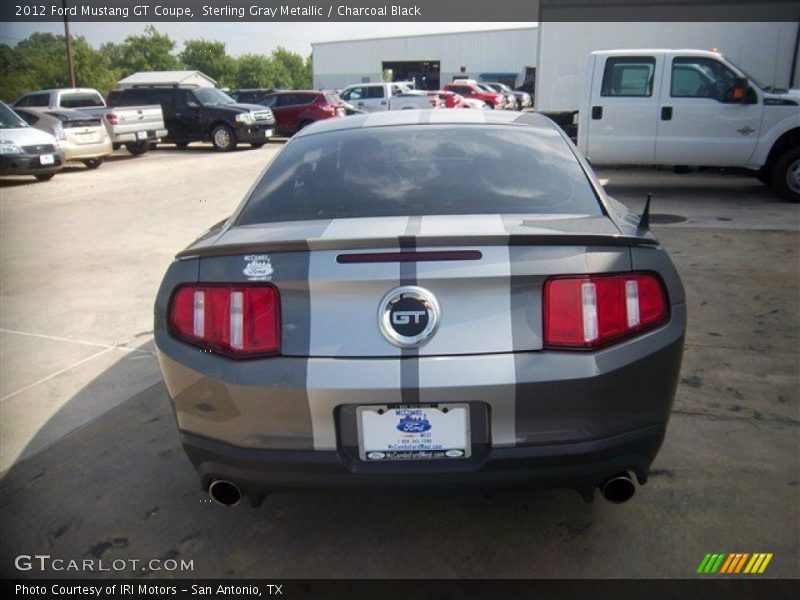 Sterling Gray Metallic / Charcoal Black 2012 Ford Mustang GT Coupe