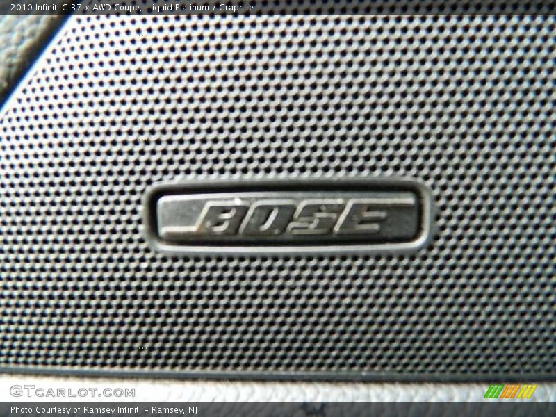 Liquid Platinum / Graphite 2010 Infiniti G 37 x AWD Coupe
