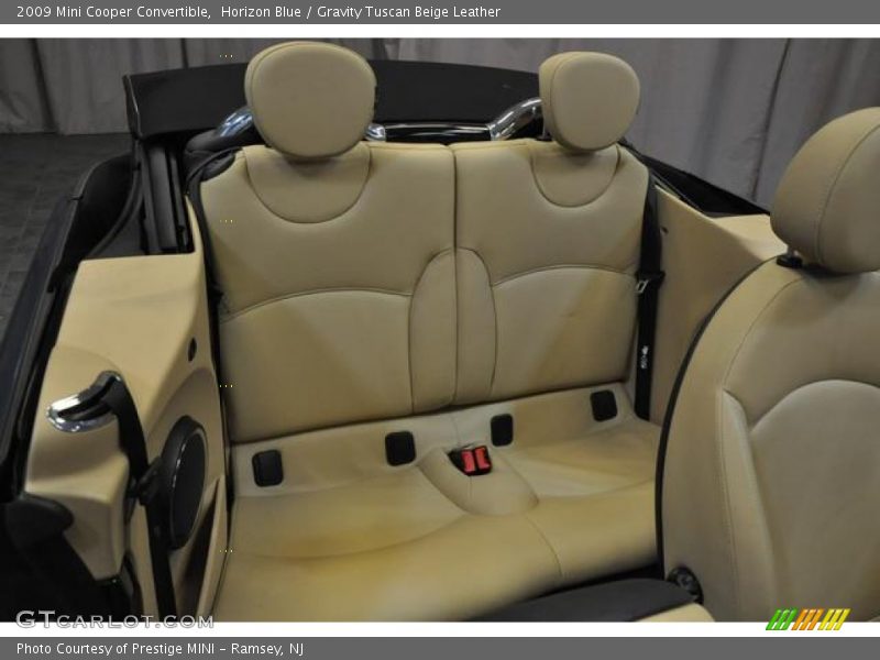 Horizon Blue / Gravity Tuscan Beige Leather 2009 Mini Cooper Convertible