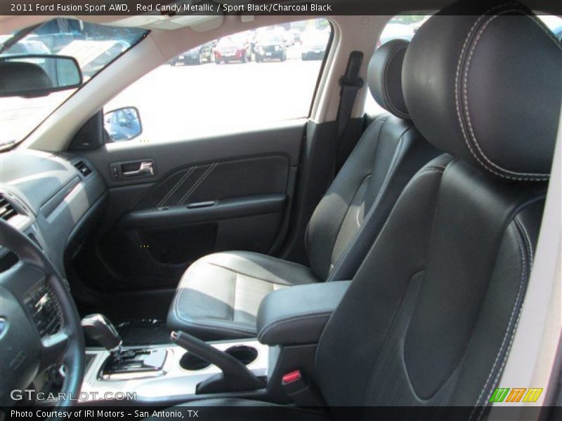 Red Candy Metallic / Sport Black/Charcoal Black 2011 Ford Fusion Sport AWD