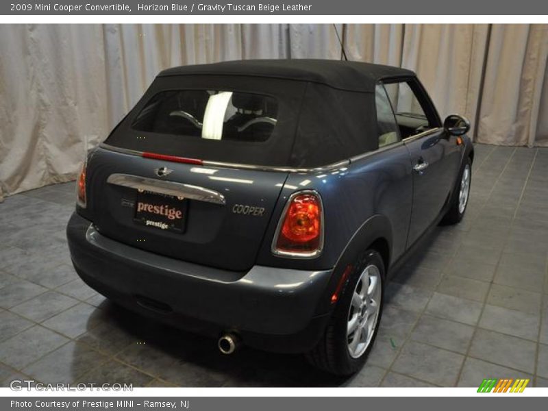 Horizon Blue / Gravity Tuscan Beige Leather 2009 Mini Cooper Convertible