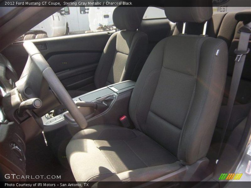 Sterling Gray Metallic / Charcoal Black 2012 Ford Mustang GT Coupe