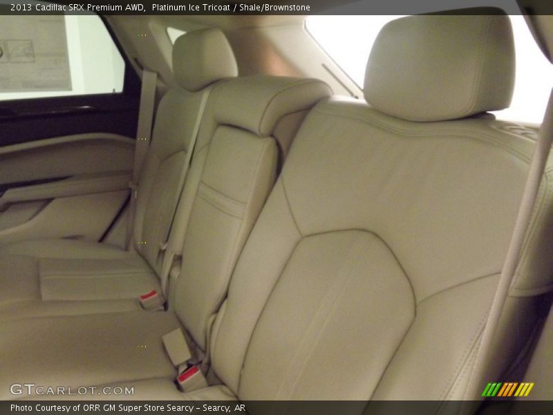 Platinum Ice Tricoat / Shale/Brownstone 2013 Cadillac SRX Premium AWD