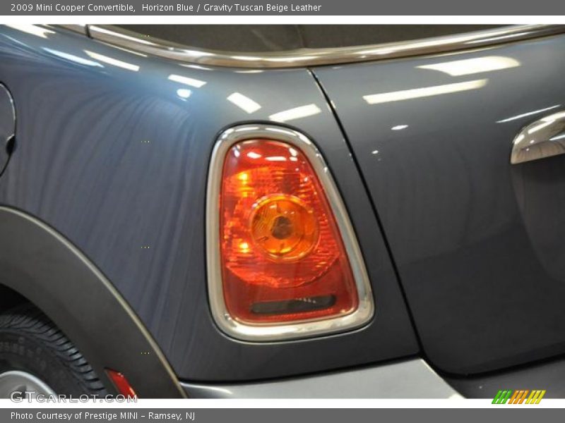 Horizon Blue / Gravity Tuscan Beige Leather 2009 Mini Cooper Convertible