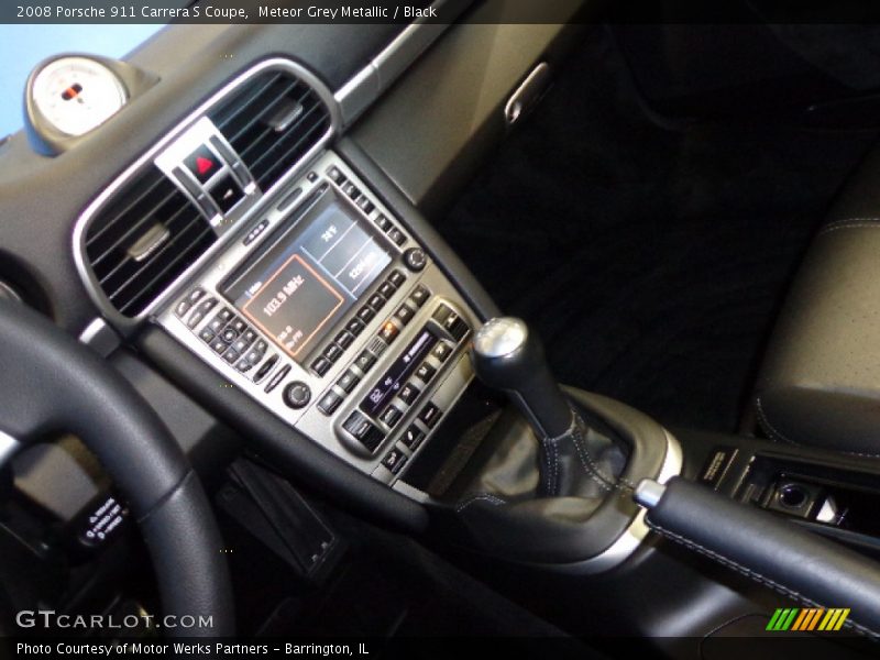 Meteor Grey Metallic / Black 2008 Porsche 911 Carrera S Coupe