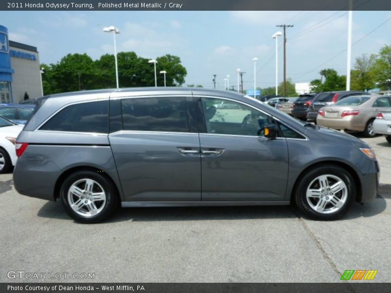 Polished Metal Metallic / Gray 2011 Honda Odyssey Touring