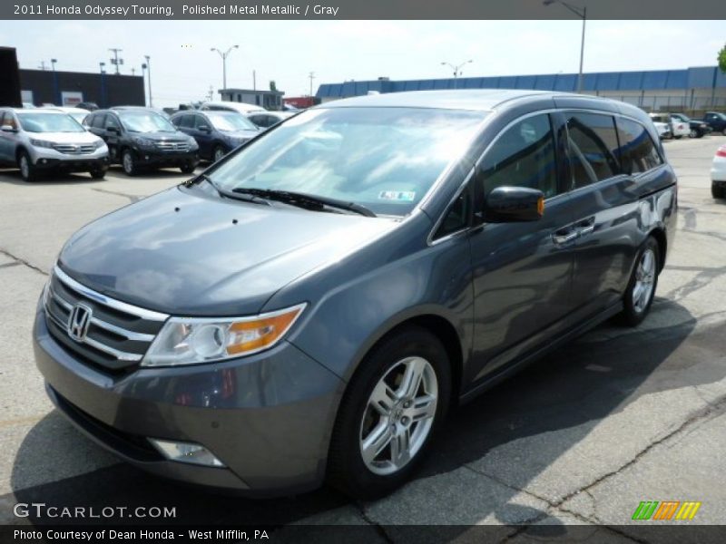 Polished Metal Metallic / Gray 2011 Honda Odyssey Touring