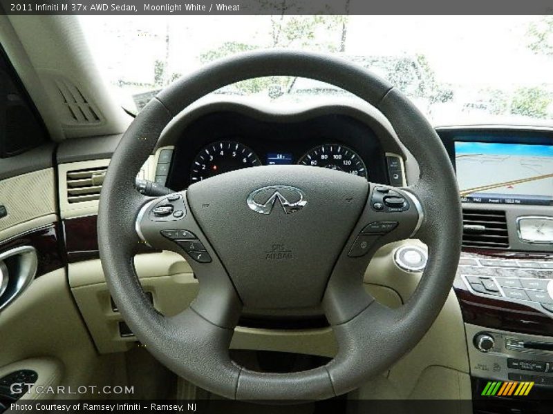 Moonlight White / Wheat 2011 Infiniti M 37x AWD Sedan