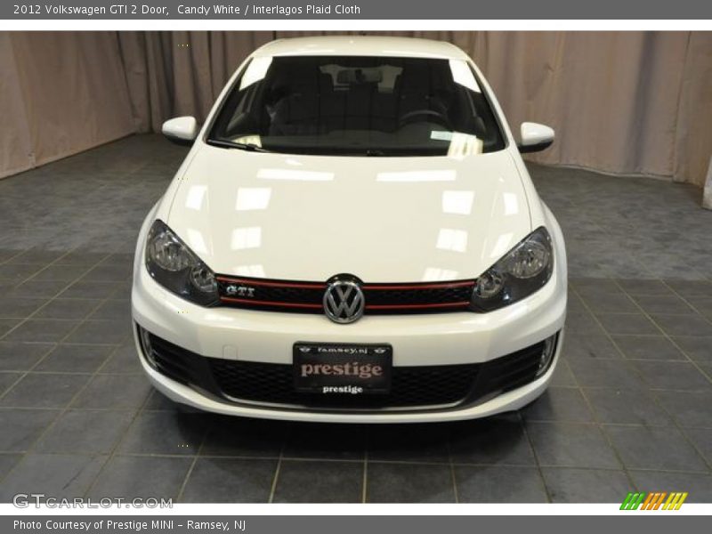 Candy White / Interlagos Plaid Cloth 2012 Volkswagen GTI 2 Door