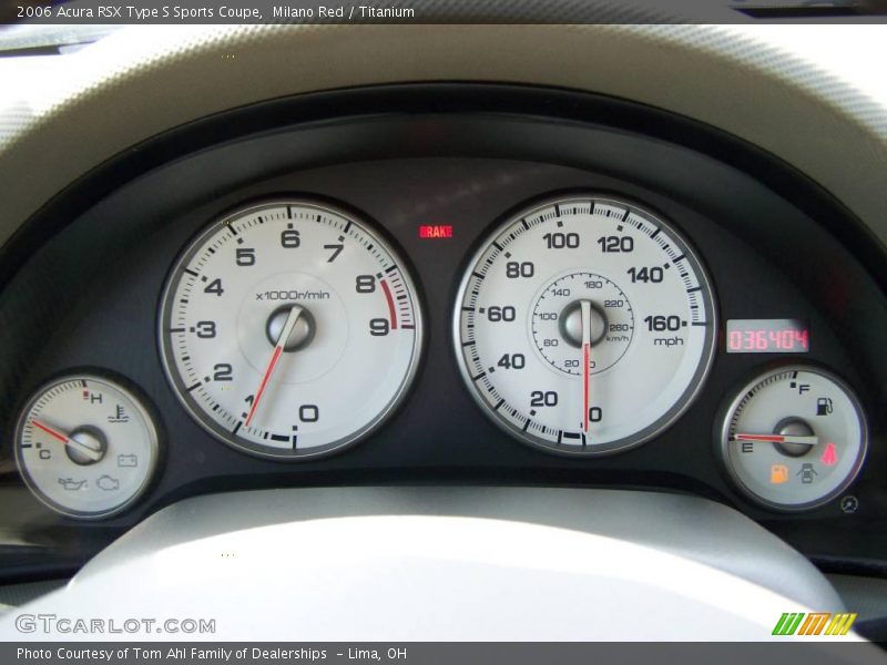 Milano Red / Titanium 2006 Acura RSX Type S Sports Coupe