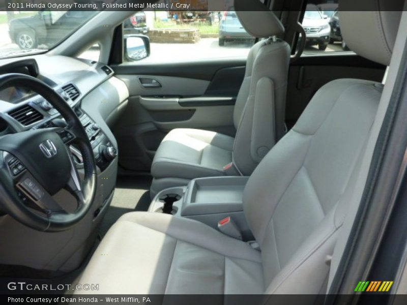 Polished Metal Metallic / Gray 2011 Honda Odyssey Touring