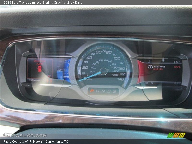 Sterling Gray Metallic / Dune 2013 Ford Taurus Limited