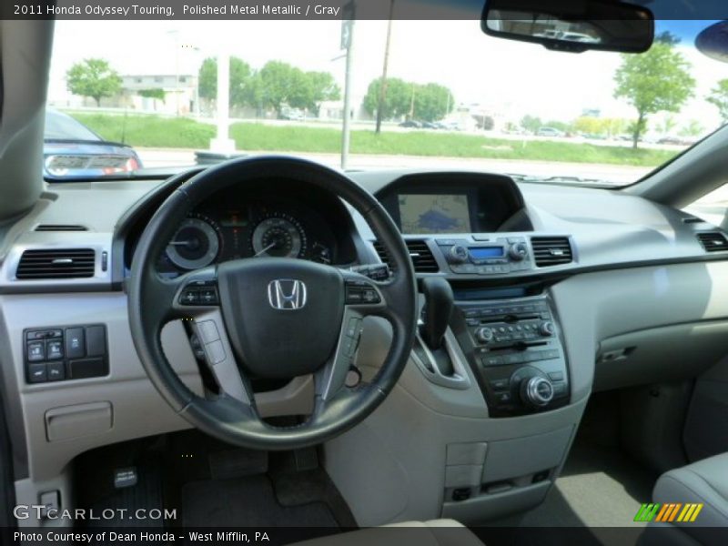 Polished Metal Metallic / Gray 2011 Honda Odyssey Touring