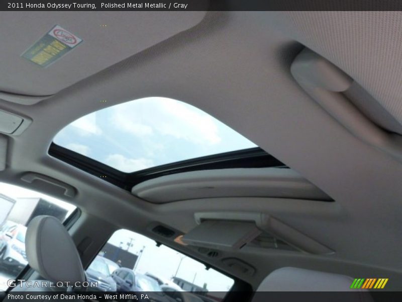 Polished Metal Metallic / Gray 2011 Honda Odyssey Touring