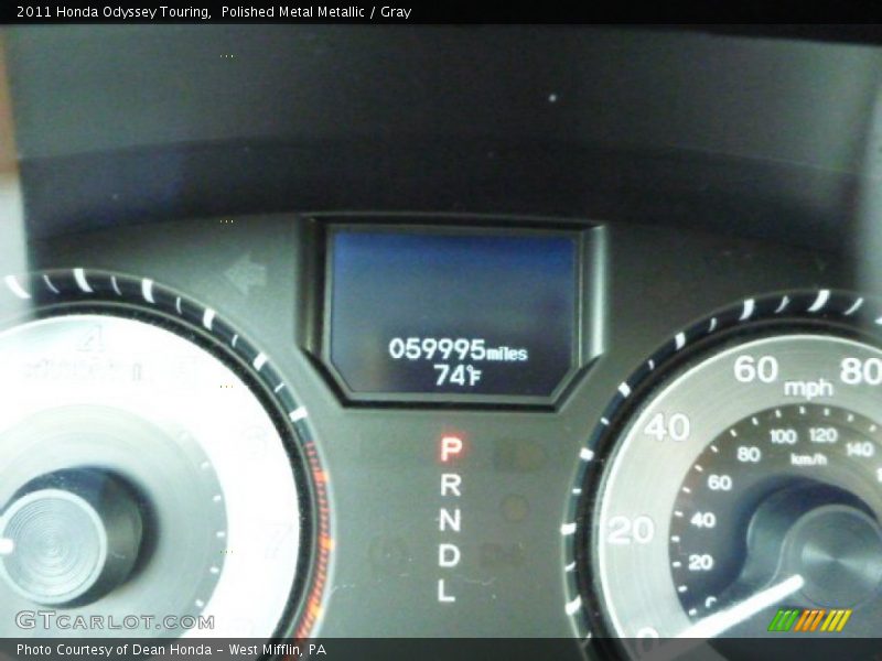 Polished Metal Metallic / Gray 2011 Honda Odyssey Touring