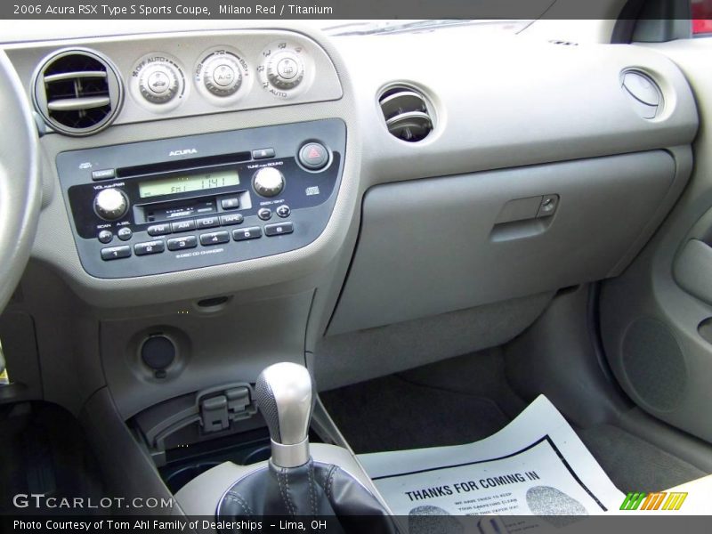 Milano Red / Titanium 2006 Acura RSX Type S Sports Coupe