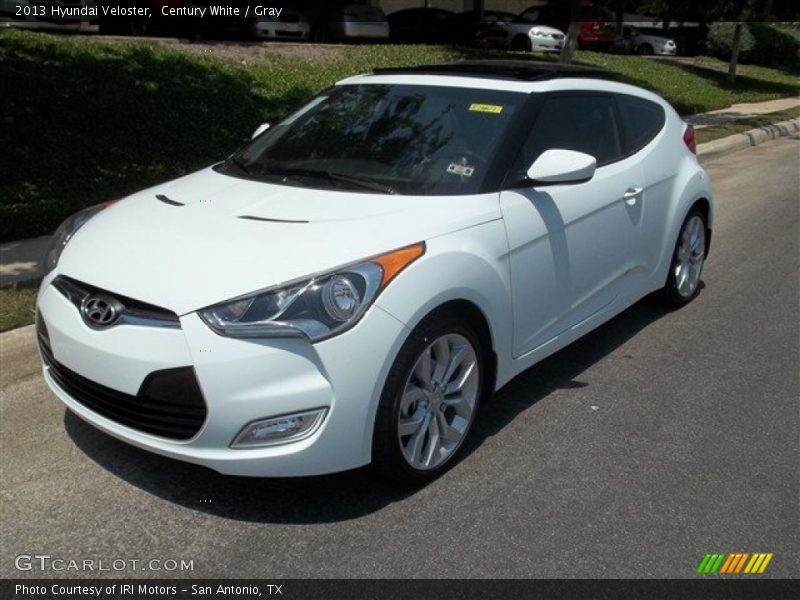 Century White / Gray 2013 Hyundai Veloster
