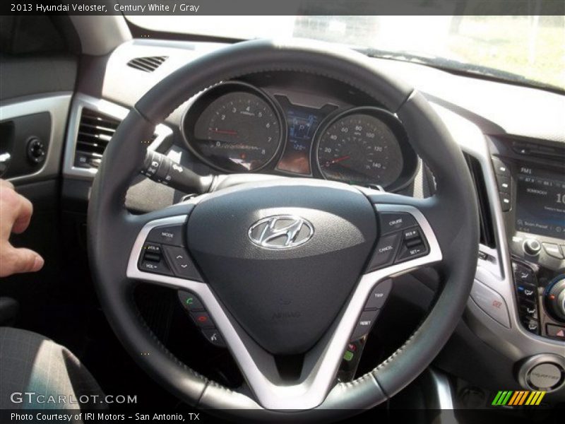 Century White / Gray 2013 Hyundai Veloster